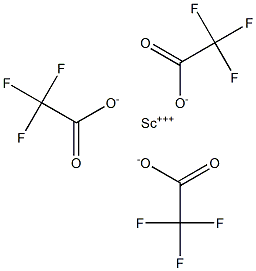 Scandiumtrifluoroacetate 구조식 이미지