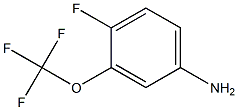 3-trifluoromethoxy-4-fluoroaniline 구조식 이미지
