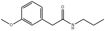 2-(3-Methoxyphenyl)-N-propylacetamide 구조식 이미지
