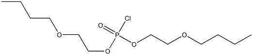 Bis(butoxyethyl)chlorophosphate 구조식 이미지