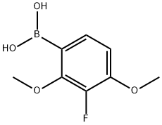 3-Fluoro-2,4-dimethoxyphenylboronic acid Structure