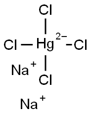 Sodium tetrachloromercurate solution tetrachloromercury sodium stock solution Structure