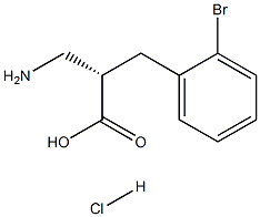 (S)-3-amino-2-(2-bromobenzyl)propanoicacid-HCl Structure