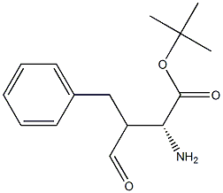 Boc-(R)-3-amino-2-benzylpropanal Structure