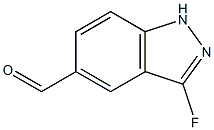 3-Fluoro-1H-indazole-5-carbaldehyde 구조식 이미지