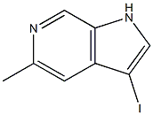 3-Iodo-5-methyl-1H-pyrrolo[2,3-c]pyridine 구조식 이미지