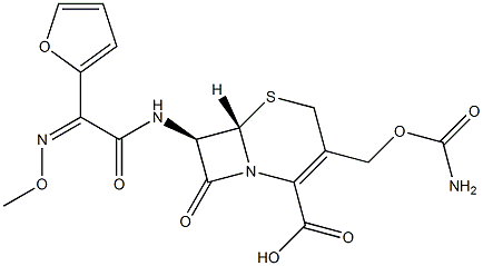 Cefuroxime Impurity 16 구조식 이미지