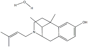 (+)-Pentazocine Hydrate Structure