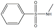 N-methylbenzenesulfonamide 구조식 이미지