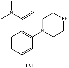 N,N-dimethyl-2-(piperazin-1-yl)benzamide dihydrochloride Structure