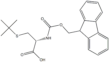 FMOC-S-tert-butyl-L-cysteine 구조식 이미지