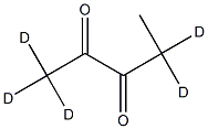 2,3-pentanedione-1,1,1,4,4-D5 Structure