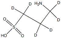 3-aminopropane-D6-sulfonic acid Structure