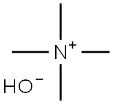 Tetramethylammonium hydroxide solution, 10% aqueous solution 구조식 이미지