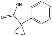 1-PHENYL-CYCLOPROPANECARBOXYLIC ACID Structure