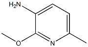 3-AMINO-2-METHOXY-6-PICOLINE 구조식 이미지