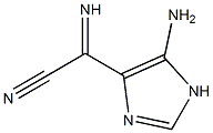5-AMINO-4-(CYANOFORMIMIDOYL)IMIDAZOLE Structure