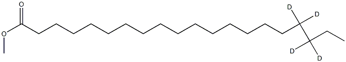 Arachidic Acid-17,17,18,18-D4 Methyl Ester 구조식 이미지