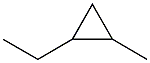 1 -METHYL-2-ETHYLCYCLOPROPANE Structure