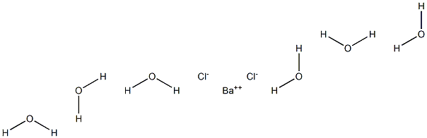Barium chloride hexahydrate Structure