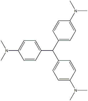 Tris(4-dimethylaminophenyl)methane Structure