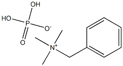 Benzyltrimethylammonium dihydrogen phosphate Structure