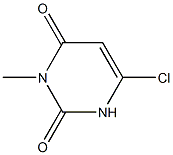 6-Chloro-3-methyl uracil Structure