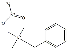 Benzyltrimethylammonium nitrate 구조식 이미지