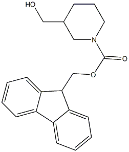 N-FMOC-piperidine-3-methanol Structure