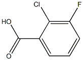2-chloro-3-fluorobenzoic acid 구조식 이미지