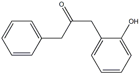 o-Hydroxylphenyl phenylpropone 구조식 이미지