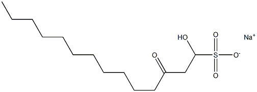 Sodium 1-hydroxy-3-oxo-tetradecanesulfonate 구조식 이미지