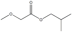 Isobutyl methoxyacetate Structure