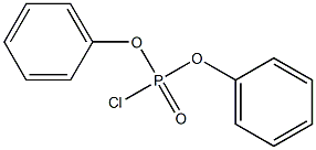 Diphenoxy phosphinic chloride 구조식 이미지