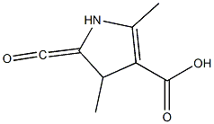 5-Carbonyl-2,4-Dimethyl-1H-pyrrole-3-carboxylic acid 구조식 이미지