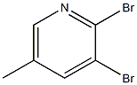 2,3-Dibromo-5-methylpyridine Structure