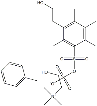 Choline p-toluenesulfonate [(2-hydroxyethyl)trimethyl-p-toluenesulfonate] 구조식 이미지