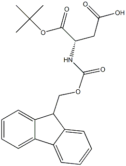FMOC-aspartic acid tert-butyl ester Structure