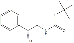 N-BOC-(R)-phenylglycinol Structure