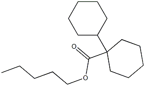 Pentyl biscyclohexylcarboxylic acid Structure