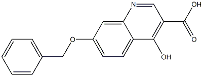 4-hydroxy-7-benzyloxyquinoline-3-carboxylic acid Structure