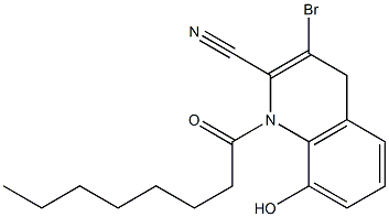 Octanoyl bromoxyn nitrile Structure
