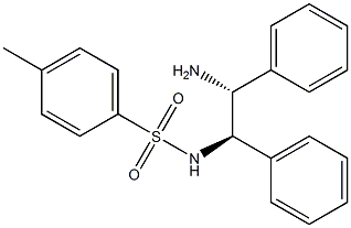 (1R,2R)-(-)-N-p-toluenesulfonyl-1,2-diphenylethylenediamine Structure