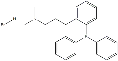 3-dimethylaminopropyltriphenylphosphorus hydrobromide Structure