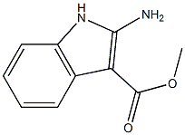 Methyl 2-aminoindole-3-carboxylate 구조식 이미지