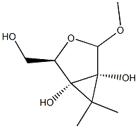 Methyl 2,3-isopropylidene-|-D-ribofuranose Structure