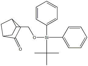 Silane, t-butyldiphenyl(norbornan-5-on-2-ylmethoxy)- 구조식 이미지