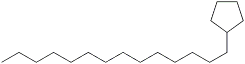 Tetradecylcyclopentane. 구조식 이미지