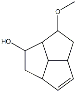 Tricyclo[5.2.1.0(4,10)]dec-2-en-6-ol, 8-methoxy- Structure