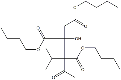 isopropyl 2-acetyltributyl citrate 구조식 이미지